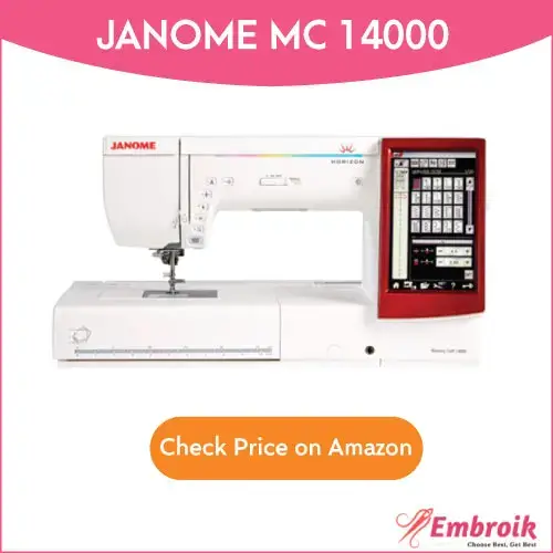 Janome MC 14000 Commercial Embroidery Machine