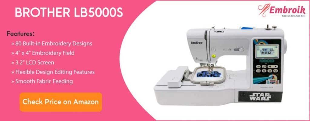 Brother LB5000S embroidery machine