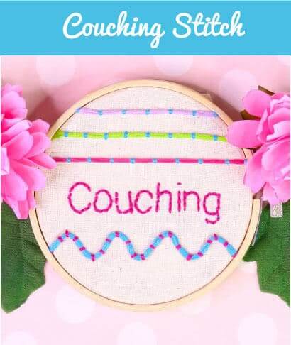 Couching stitch