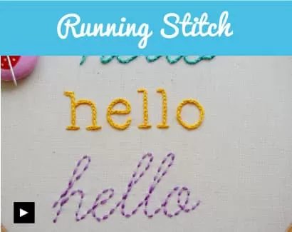 running stitch