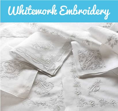 whitework embroidery